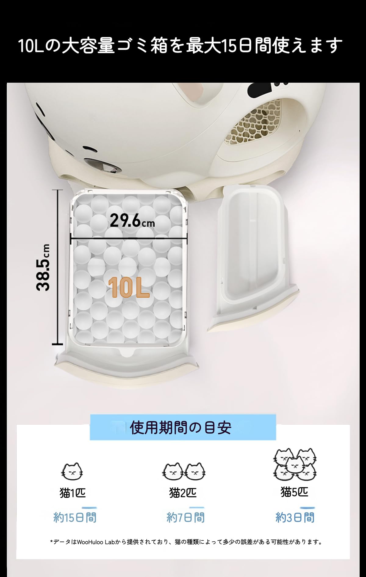Amazon | UEEYAC（ユーヤク） 猫用全自動トイレ トイレ 猫 AI スマート